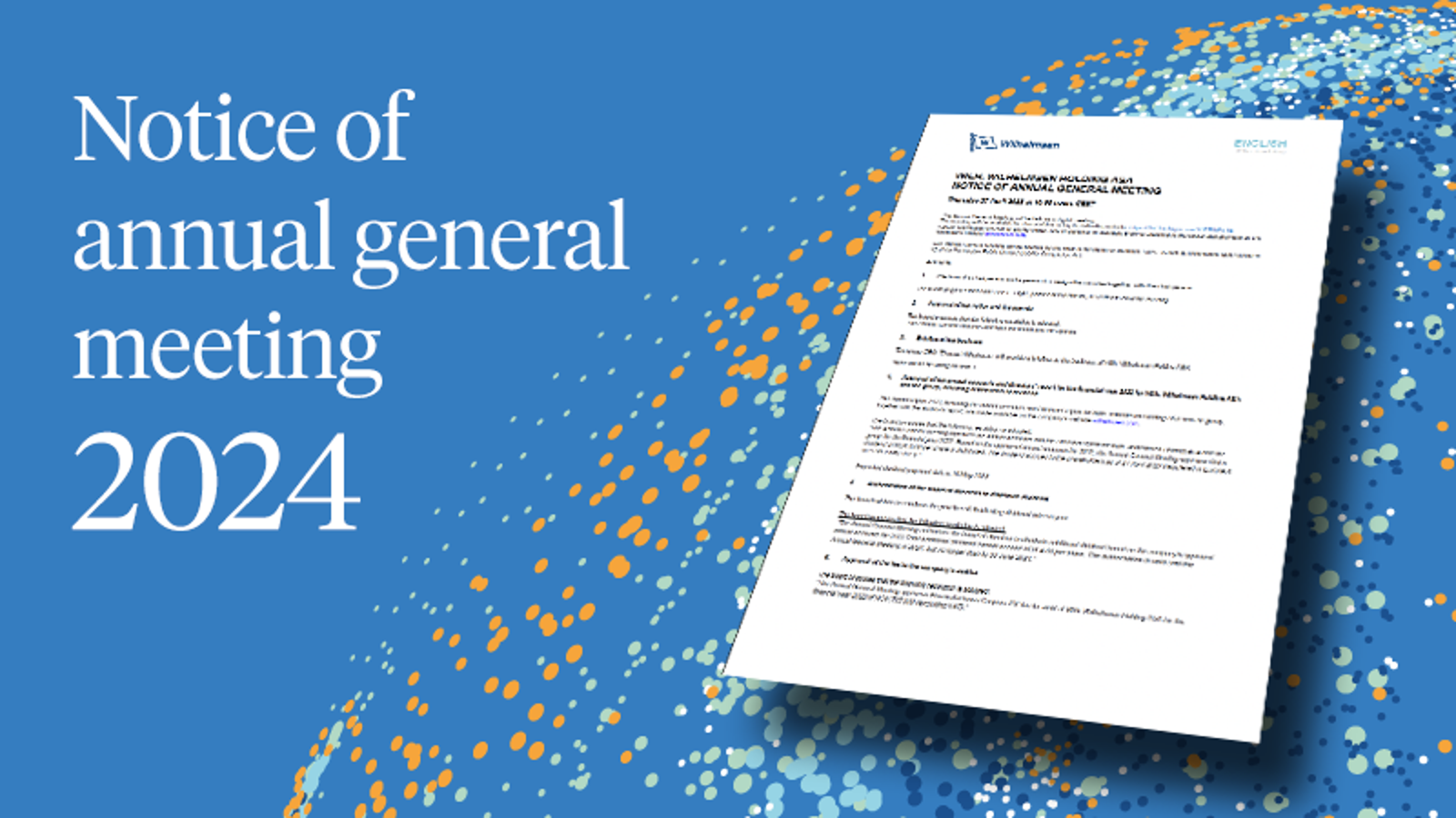 Notice of Annual General Meeting 2024