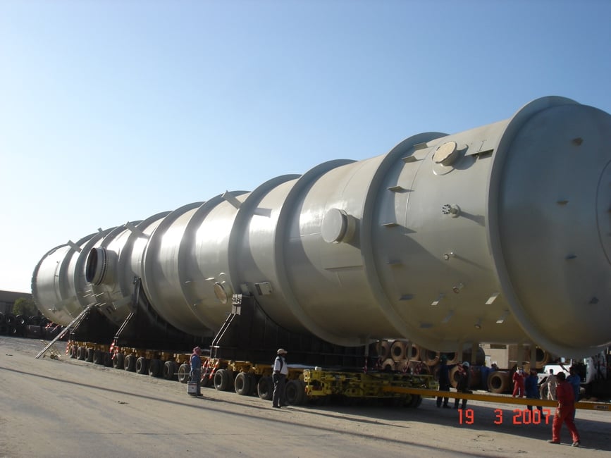 2592 X 1944 Transport of pressure vessel kuwait