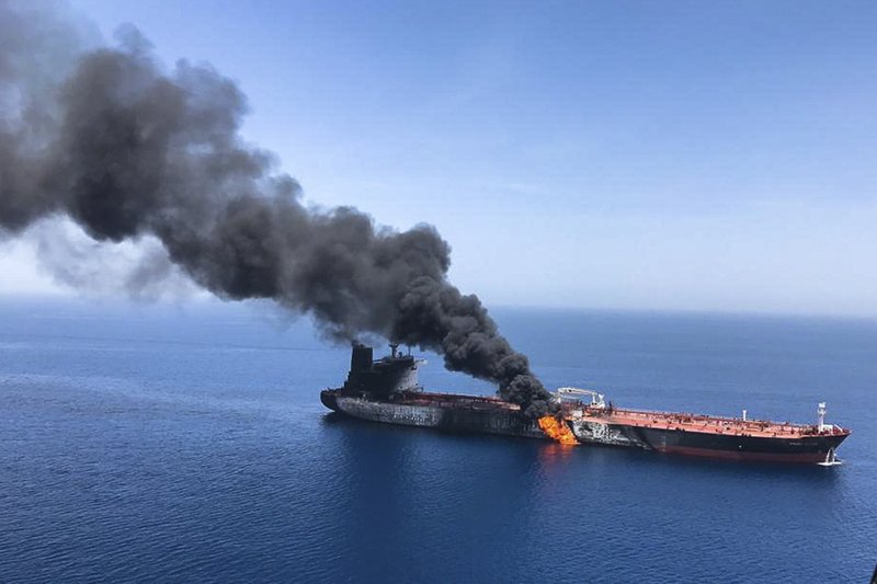 Tanker on fire - AP news Tanker on fire - AP news